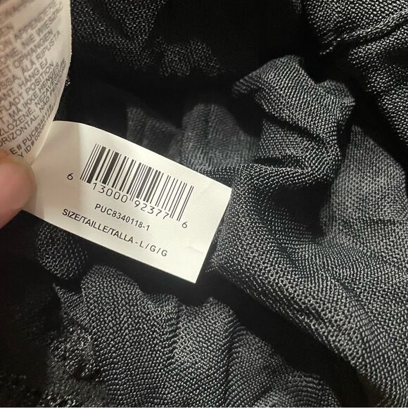 Hervé Léger Puckered Ruffle-Trim Mini Long Sleeve Cocktail Dress L - Picture 5 of 10